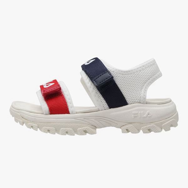 Fila Tracer Kd Boy's Sandals - Navy/Red,NZ 276-45108